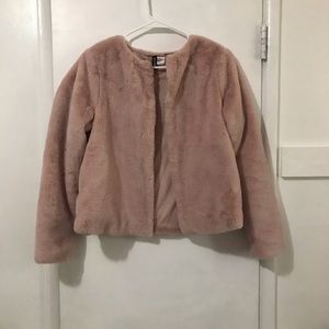 Pink H&M  fuzzy jacket